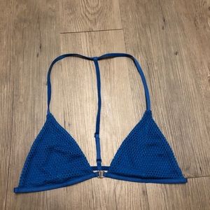 Free People Intimately Lace Bra Small Blue NWOT